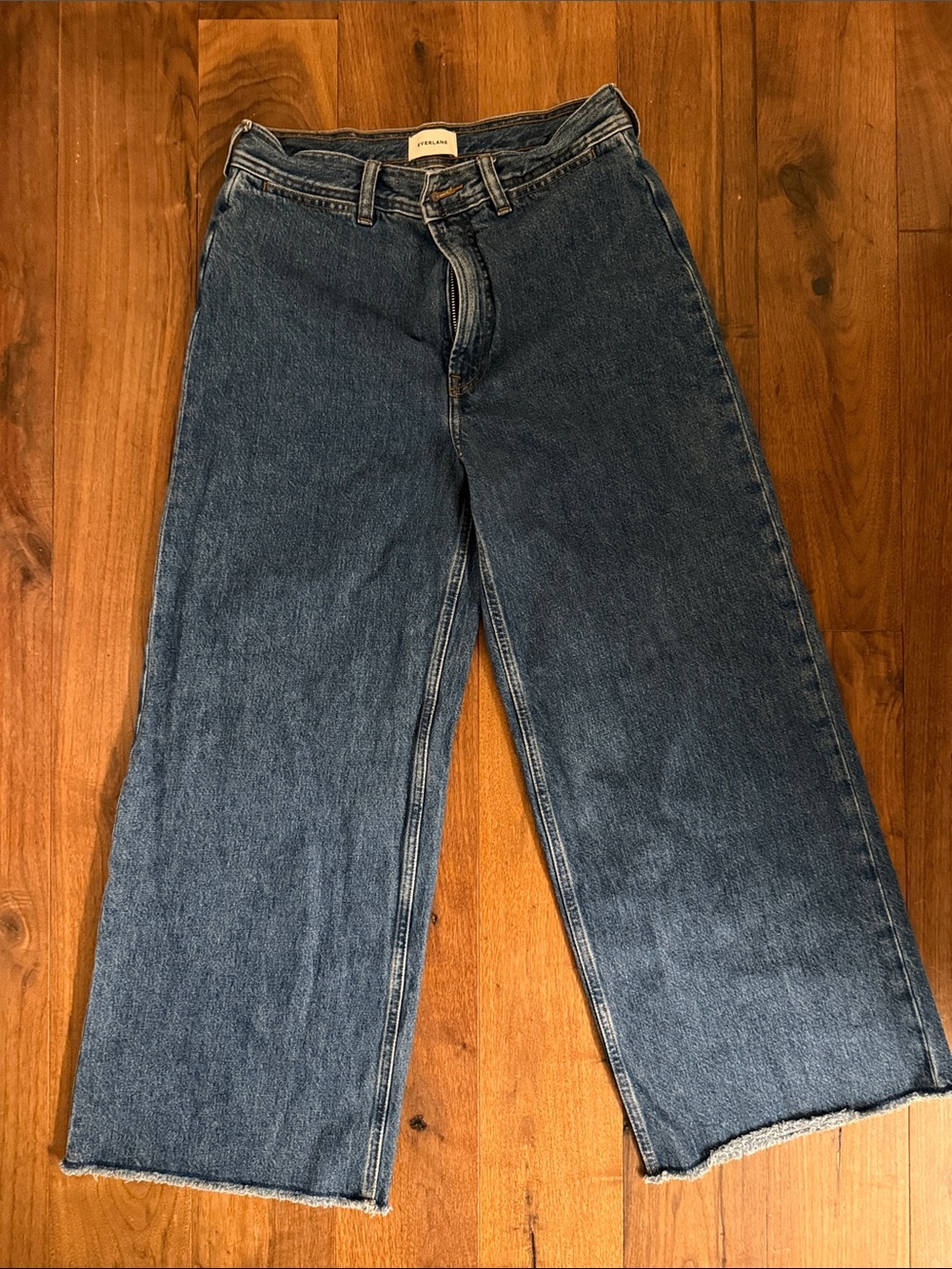 Classic Wide-Leg Blue Jeans - Everlane